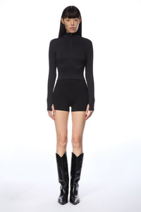 W HALF-ZIP LONGSLEEVE