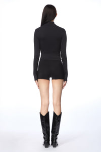 W HALF-ZIP LONGSLEEVE