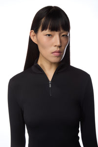 W HALF-ZIP LONGSLEEVE