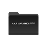 half marathon training protocol + dashboard