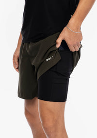 MNS RERUN 2-1 SHORTS 5 - FOREST
