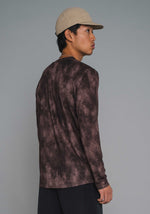 MNS RERUN TEE LS - TAUPE