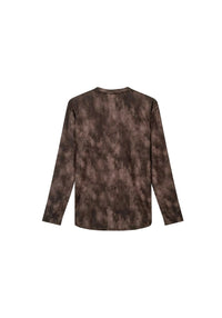 MNS RERUN TEE LS - TAUPE
