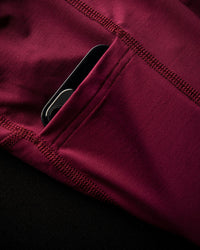 Bäckaryd Men's Tights Burgundy YMR Track Club