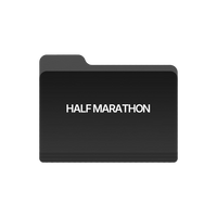 half marathon training protocol + dashboard