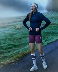 Åsunden Compression Socks Off-White/Navy Socks YMR Track Club   