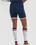 Utö Ladies Mid Tights Navy/Burgundy Shorts YMR Track Club
