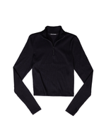 W HALF-ZIP LONGSLEEVE