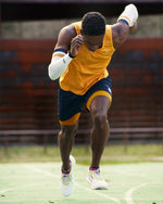 Bäckaryd Men's Singlet Ochre Singlet YMR Track Club   