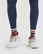 Utö Ladies Tights Navy/Burgundy Tights YMR Track Club   