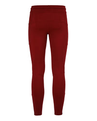 Bäckaryd Men's Tights Burgundy  YMR Track Club   
